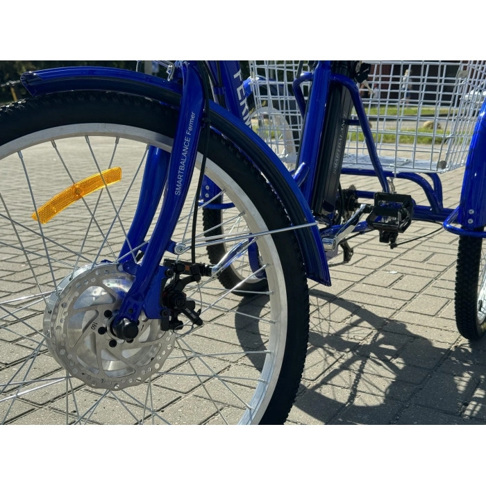 Трехколесный электровелосипед SmartBalance Fermer Синий 7